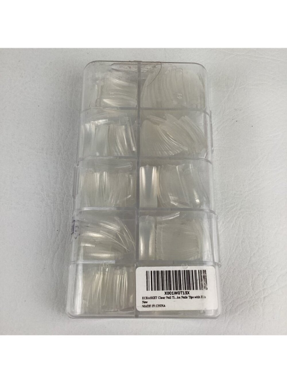 Ecbasket By Nails Gaga Clear False Nail Tips Manicure Fingernail Extension New - Picture 5 of 5